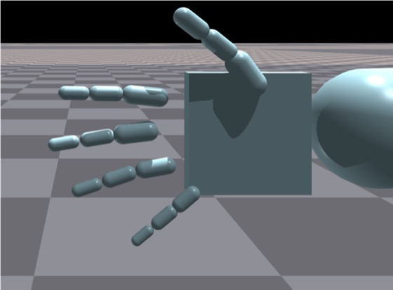 Scene-specific SMPL-X hand model, fingers extended